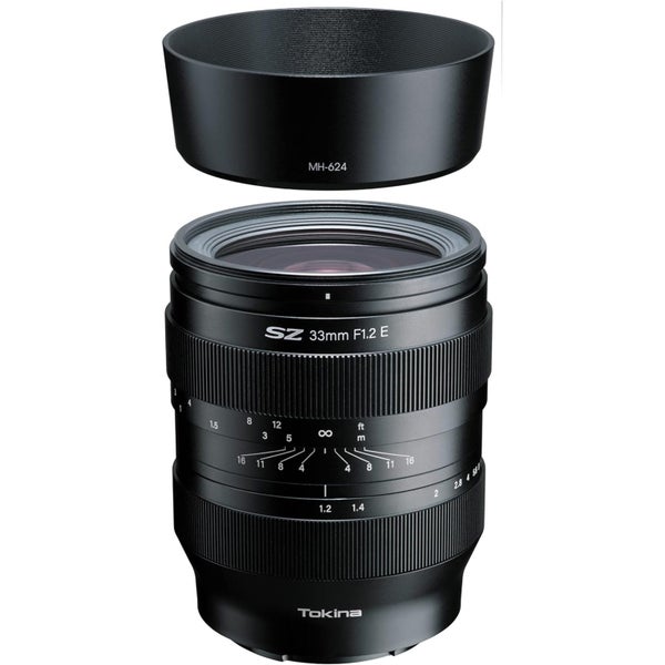 Tokina SZ 33mm F1.2 MF Lens for Sony E Mount Camera with Hood Carousel 1