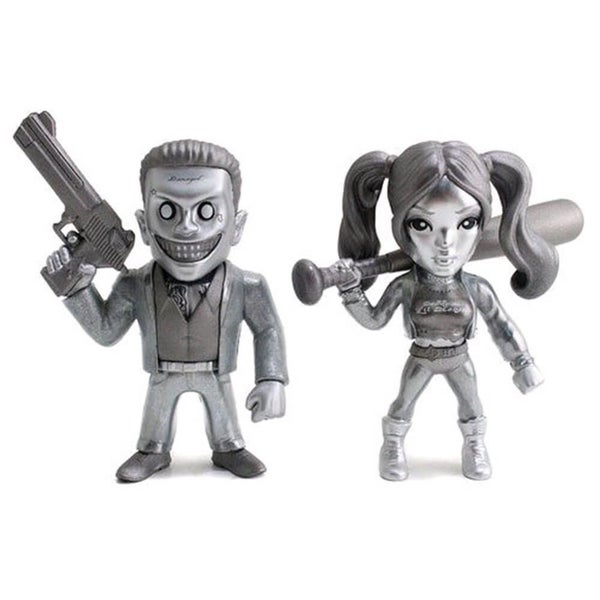 Suicide Squad Harley Quinn & Joker US 4" Bare Metal 2 Pack Carousel 1