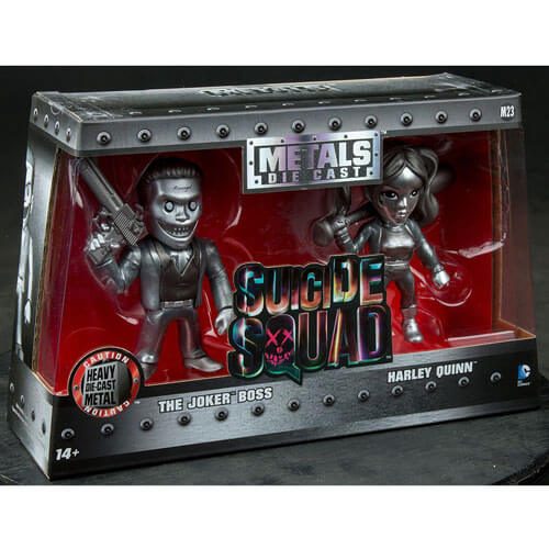 Suicide Squad Harley Quinn & Joker US 4" Bare Metal 2 Pack Carousel 2