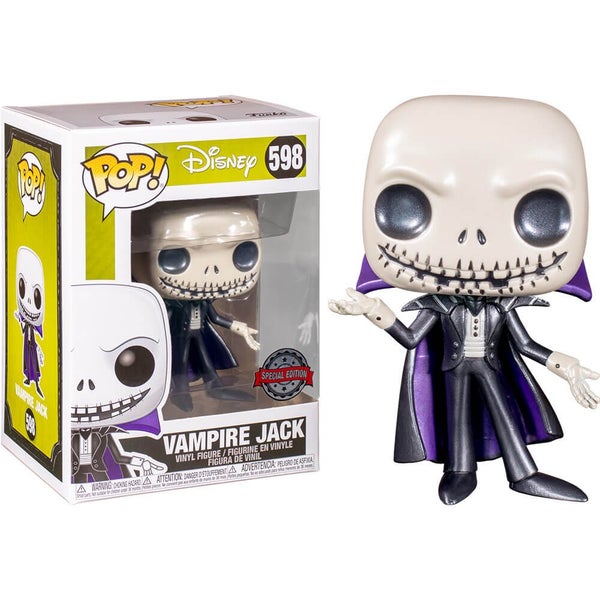 The Nightmare B4 Christmas Jack Vampire Metallic US Ex Pop! Carousel 1