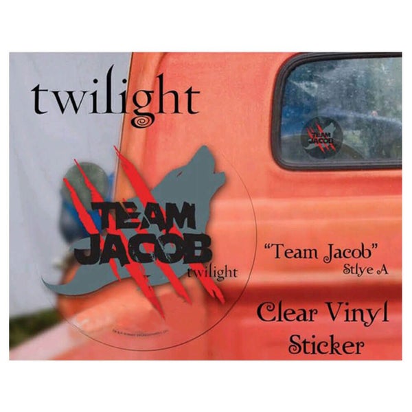 Twilight Sticker Clear Vinyl (Team Jacob) Carousel 1