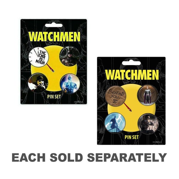 Watchmen Pin Set of 4 Carousel 2