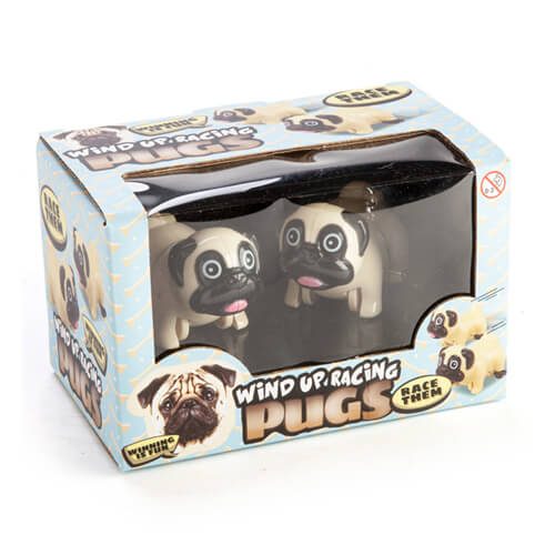Wind Up Racing Pugs - Set of 2 Carousel 2