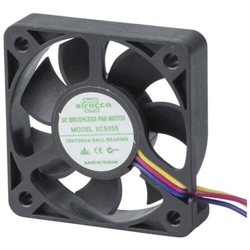 Sirocco 3 Wire Ball Bearing Fan (12VDC) Carousel 4