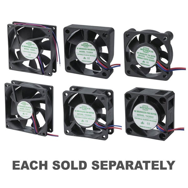Sirocco Wire Sleeve Bearing Fan (12VDC) Carousel 2