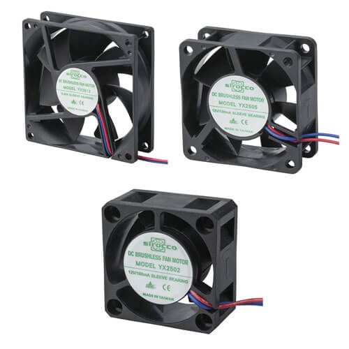 Sirocco Wire Sleeve Bearing Fan (12VDC) Carousel 4