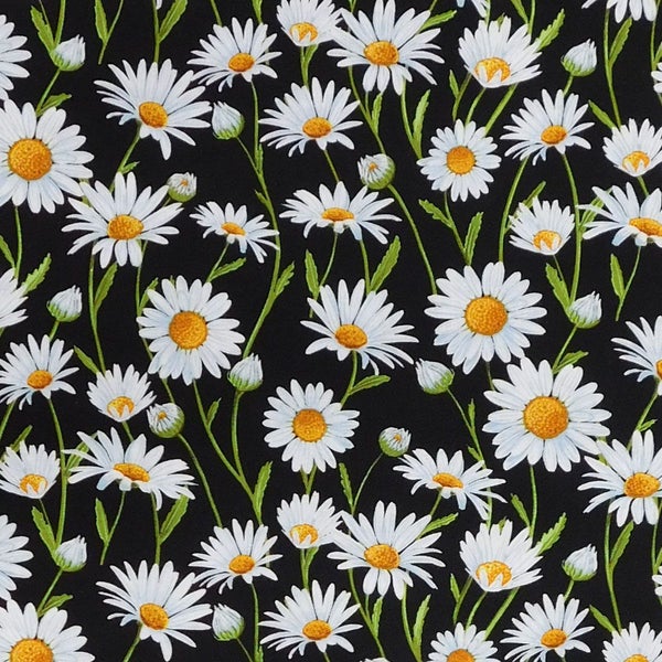 Quilting Patchwork Sewing Fabric Flower Market Daisy 50x55cm FQ Carousel 2