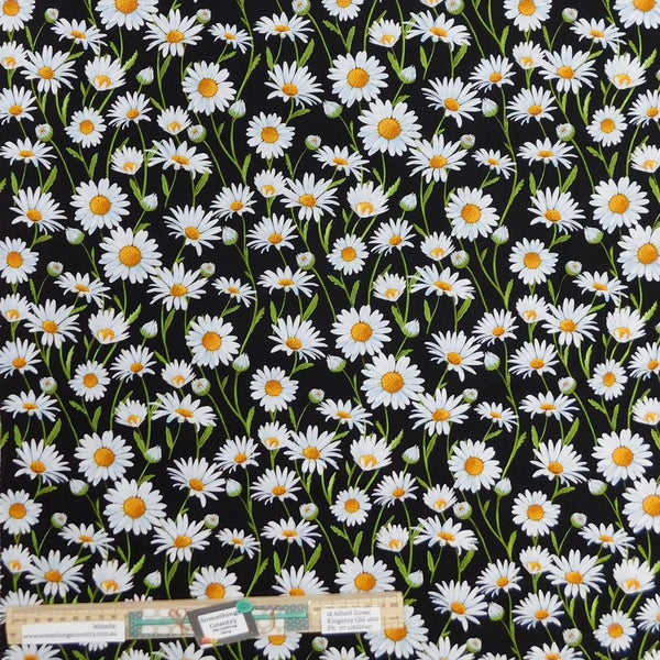 Quilting Patchwork Sewing Fabric Flower Market Daisy 50x55cm FQ Carousel 3