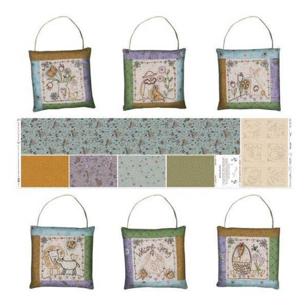 Lad Sewing Spring Ornaments Kit Carousel 2