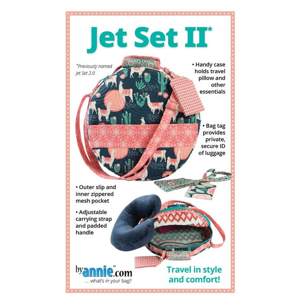 Quilting Sewing By Annie Jet Set 2 Travel Patchwork Bag Pattern Carousel 1