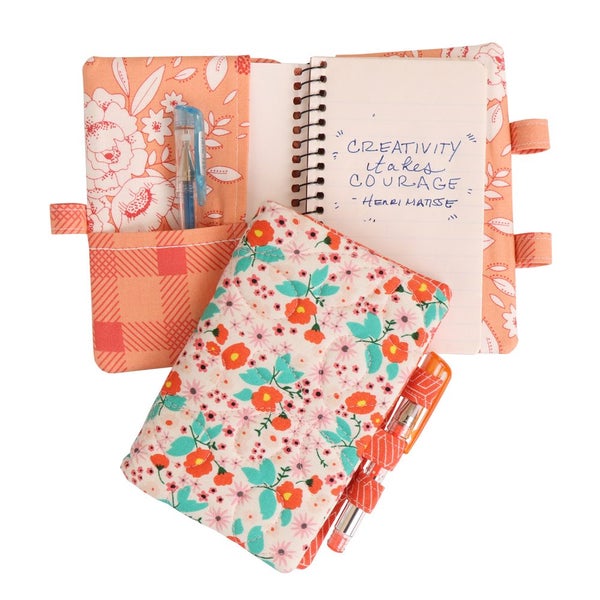 Quilting Sewing By Annie Mini Notebook Cover Pattern Carousel 2
