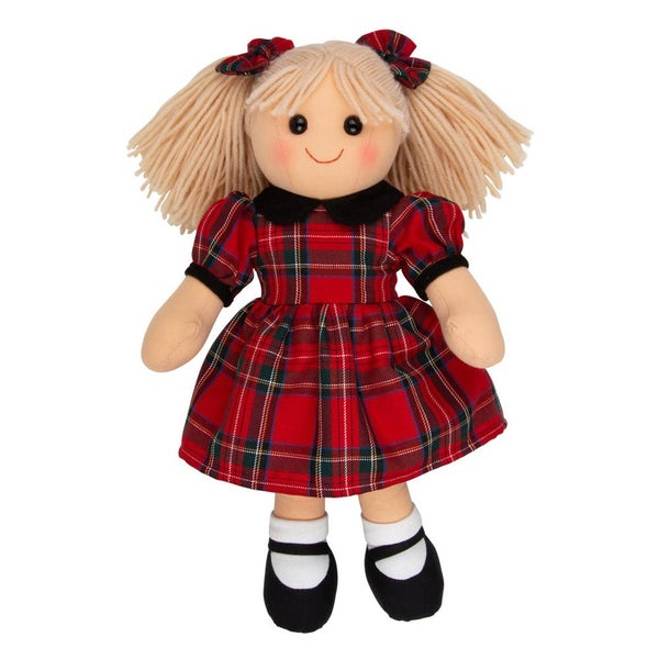 Hopscotch Lovely Soft Rag Doll Ruby Girl Dressed Doll Large 35cm Carousel 1