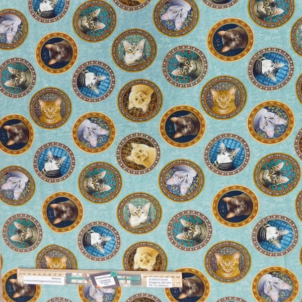 Quilting Patchwork Sewing Fabric Sophisticats Medallion 50x55cm FQ Carousel 2