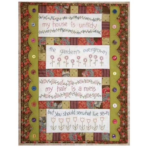 The Birdhouse Designs Stitchers Priority Quilt Printed Pattern Carousel 1