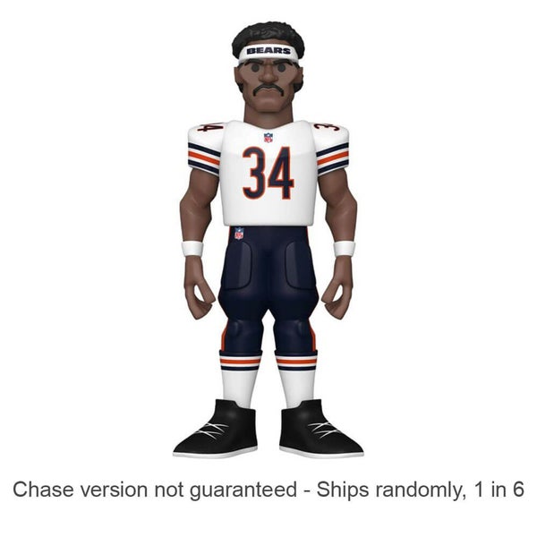 NFL Legends Bears Walter Payton 5" Vinyl Gold Carousel 1