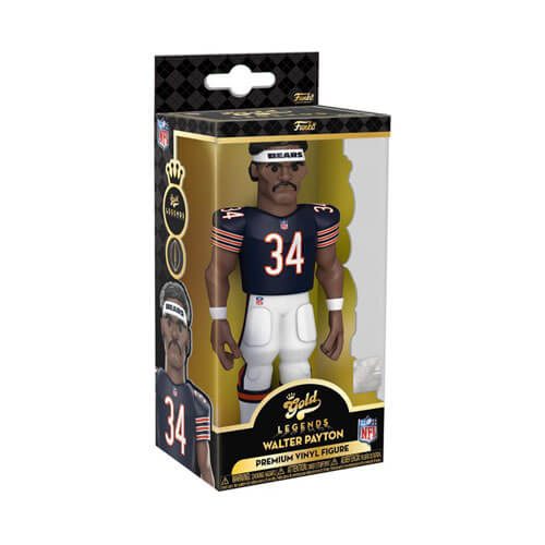 NFL Legends Bears Walter Payton 5" Vinyl Gold Carousel 3