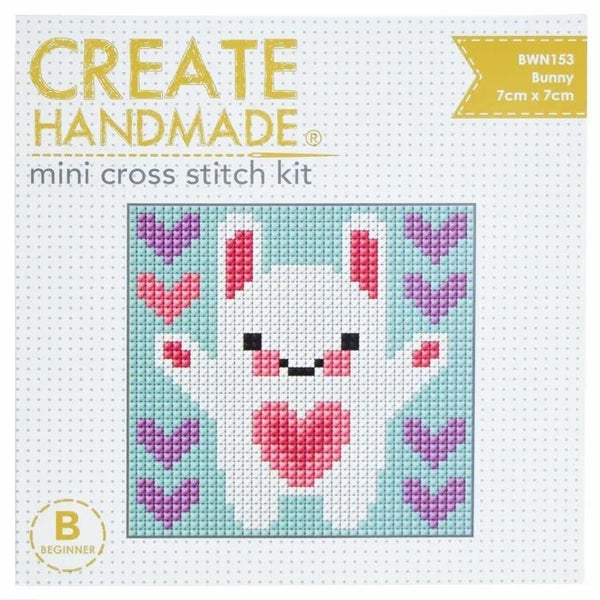 Create Handmade Cross X Stitch Bunny Kit with Threads Carousel 1