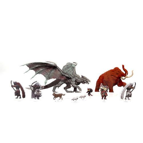 D&D Icons of Realms Icewind Dale 2D Young Adult White Dragon Carousel 2