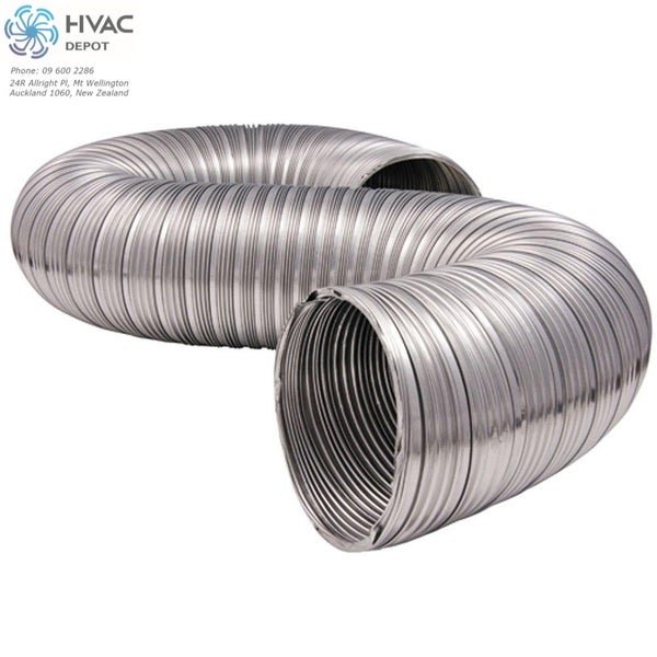 200mm Semi Rigid Ducting Nude 3MTR Carousel 1