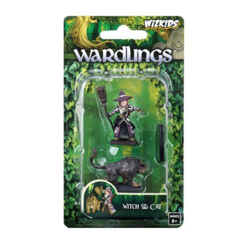 Wardlings Girl Witch & Witch's Cat Pre-Painted Minis Carousel 3