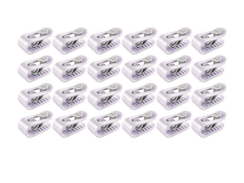24 X Quilt Cover Grippers No Pins Duvet Comforter Clips Bed Duvet Holders Purple Carousel 2