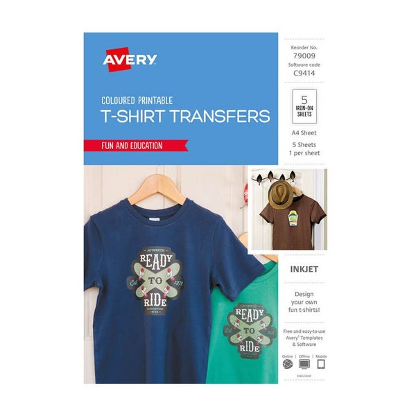 Coloured Printable T-Shirt Transfers Carousel 1