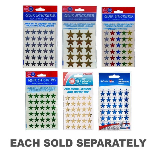 Quik Stik Stars Label (Pack of 10) Carousel 2