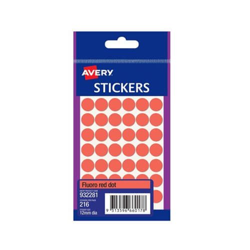 Avery 12mm Dot Label (Pack of 10) Carousel 4
