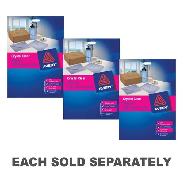 Avery Clear Laser Label (Pack of 25) Carousel 2