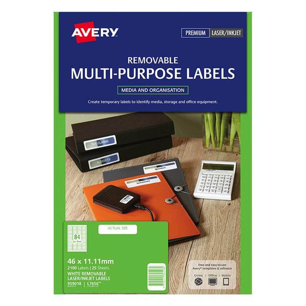 Avery Slide Laser Label (84 per Sheet) Carousel 1