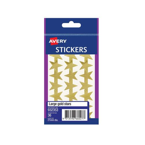 Avery F/P Gold Stars Label (Pack of 10) Carousel 4