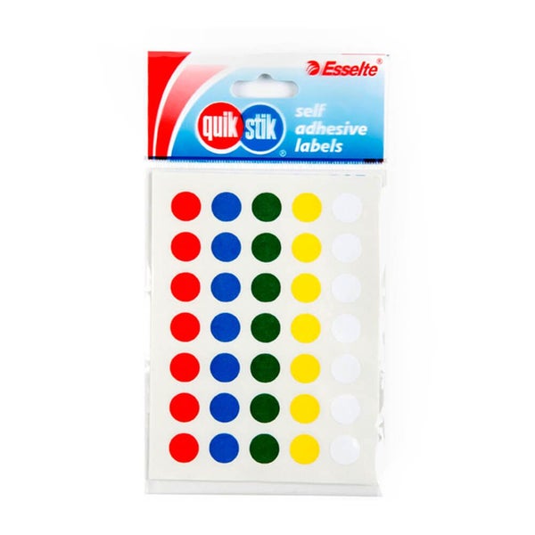 Quik Stik Multi Dot Label (Pack of 10) Carousel 1