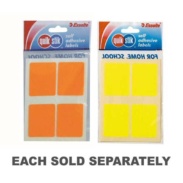 Quik Stik F/P Flouro Coloured Label (35x45) Carousel 2