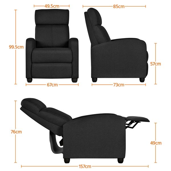 1 Pair Recliner Chairs Carousel 2