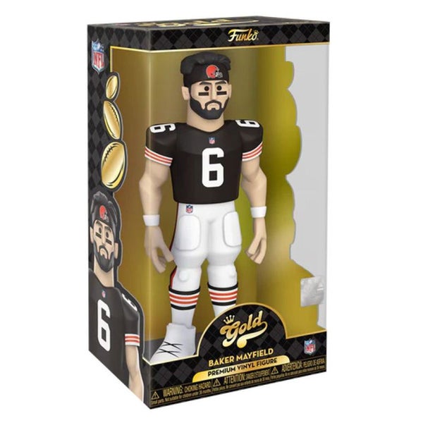 NFL: Browns Baker Mayfield 12" Vinyl Gold Carousel 1