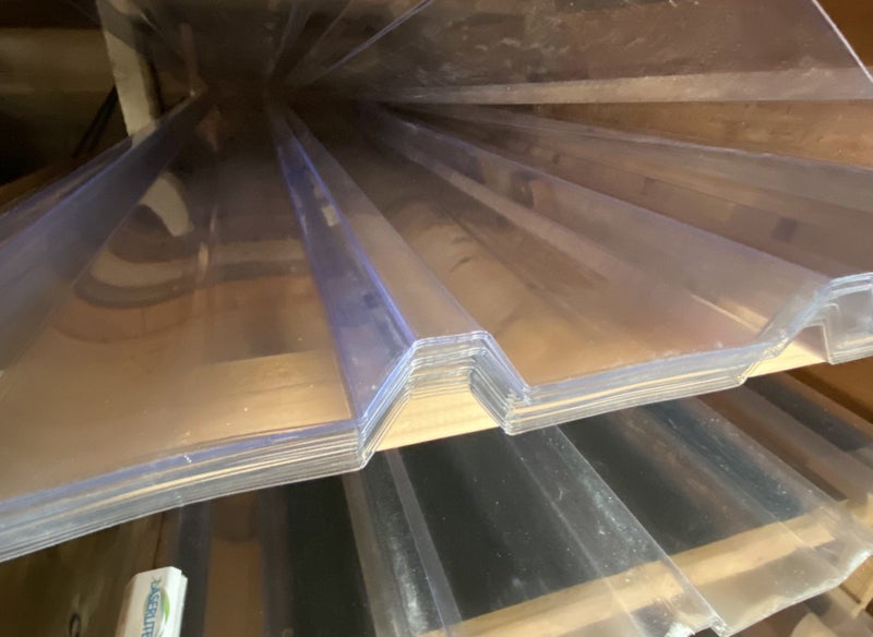 1.8m Polycarbonate 5 Rib Roofing Carousel 2