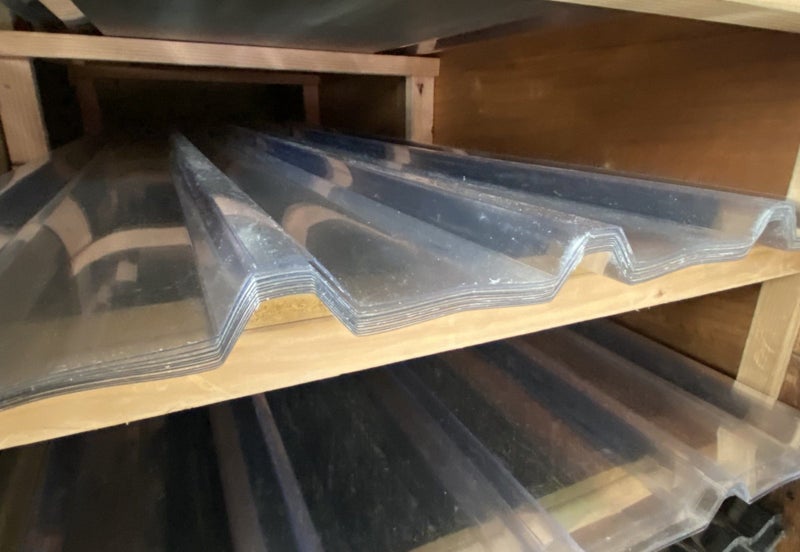 2.4m Polycarbonate 5 Rib Roofing Carousel 2