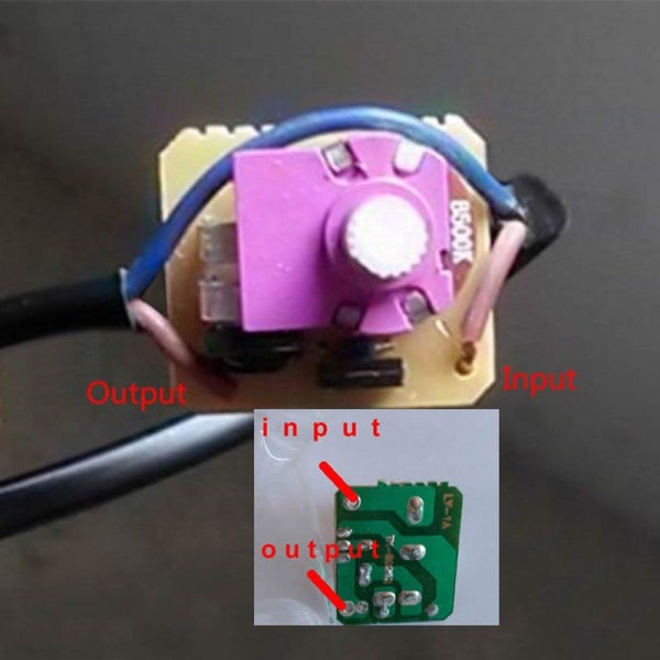 ON OFF Lighting Dimmer Adjustment Knob Switch White YD1 Carousel 4