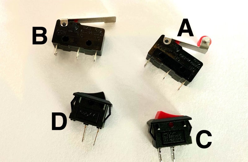 Z72) Arcade machine Mini MICROSWITCHES /microswitch / micro switch/ limit switch Carousel 1