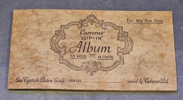 Carreras' "Slip-In' Album". 50 Antique Celebrities of British History Cards. Carousel 1