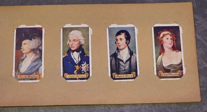 Carreras' "Slip-In' Album". 50 Antique Celebrities of British History Cards. Carousel 2