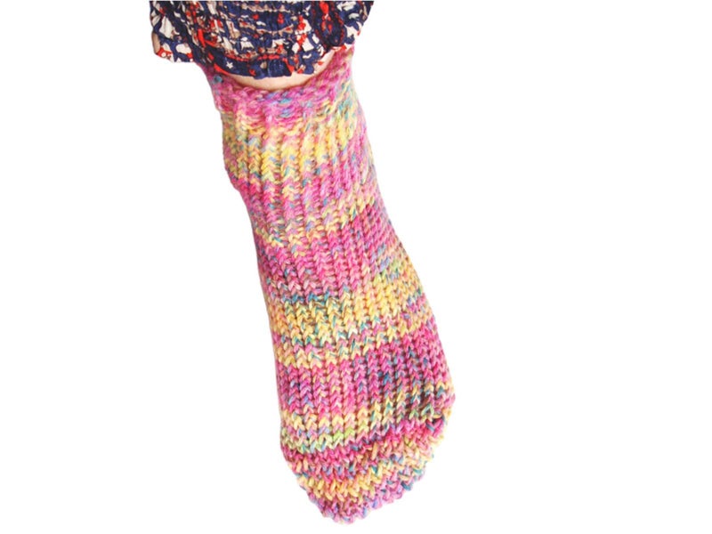 2PCS 32 Pegs DIY Sock Knitting Loom Weave Tool Set Sock Knitting Board Knit Hook Carousel 2