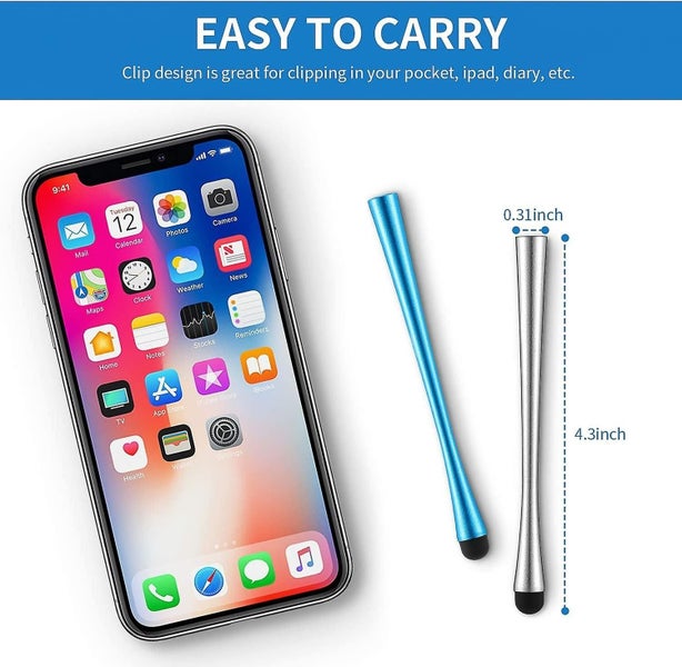8 Pieces Slim Waist Stylus With 8 Mm Fiber Tips Stylus Pens Capacitive Stylus Carousel 2