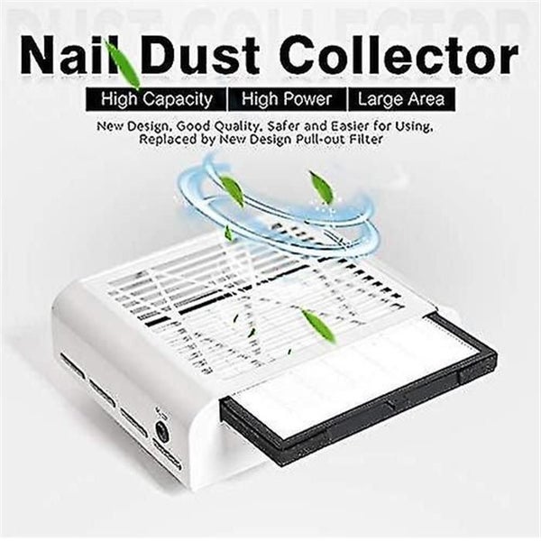 Nail Art Vacuum Cleaner Powerful Vacuum Cleaner Fan Collector Anti-overfill Filt Carousel 2