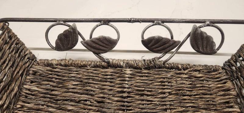 Serving Tray - metal/twine Carousel 2
