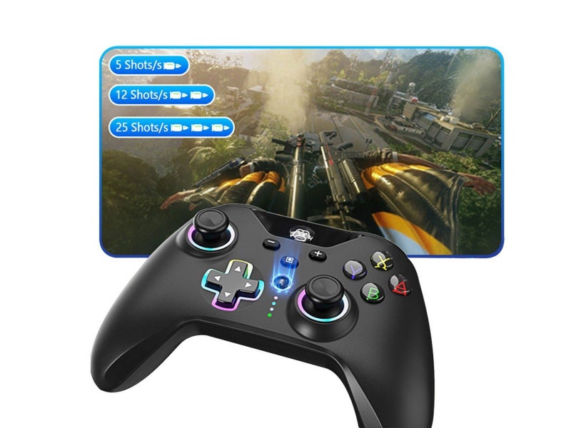 Wireless Game Controller Programmable Gamepad for Nintendo Switch - Black Carousel 2