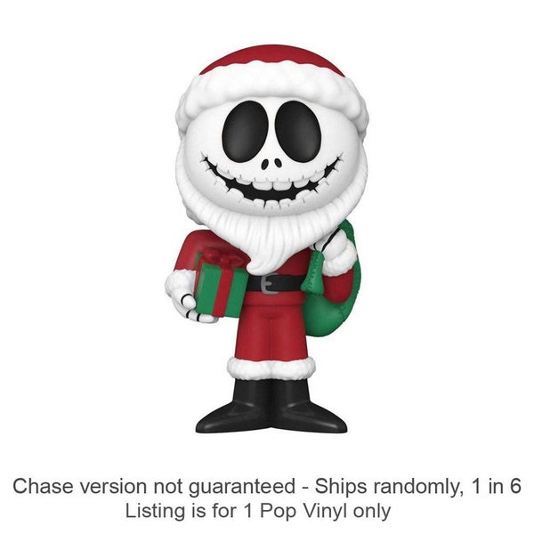 TNBC Santa Jack Skellington Vinyl Soda Chase Ships 1 in 6 Carousel 1