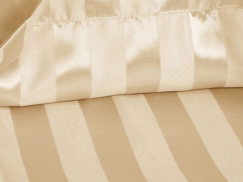 51x76cm Satin Pillowcase for Hair and Skin Envelope Closure Pillowcase - Khaki Carousel 3
