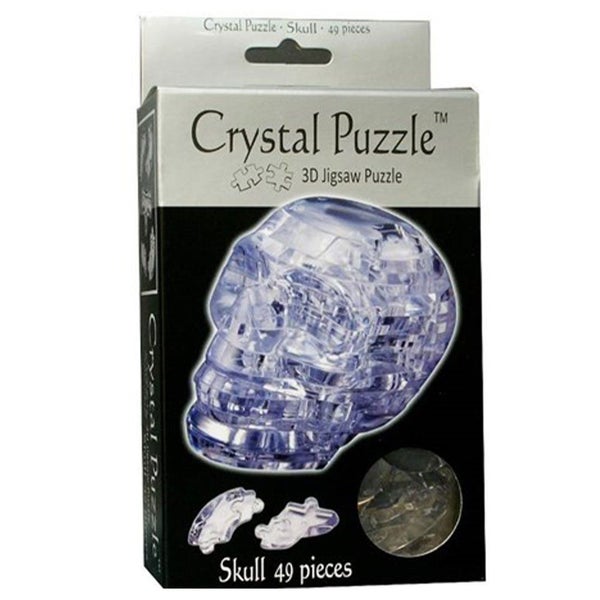3D Crystal Clear Skull Puzzle 49pcs Carousel 1