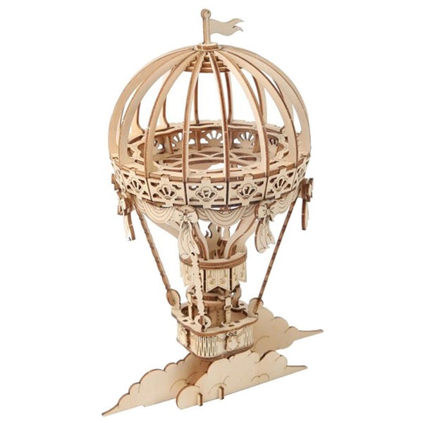 Robotime Classic 3D Wooden Puzzle Kit Carousel 1